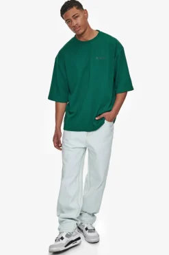 T-Shirt<Dropsize Heavy Oversize Silk Embo T-Shirt Green