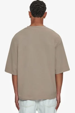 T-Shirt<Dropsize Heavy Oversize Silk Embo T-Shirt Simply Taupe