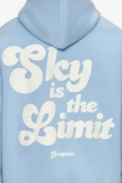 Hoodie<Dropsize Heavy Oversize Sky Is The Limit Hoodie Baby Blue