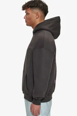 Hoodie<Dropsize Heavy Oversize Sky Is The Limit Hoodie Washed Black