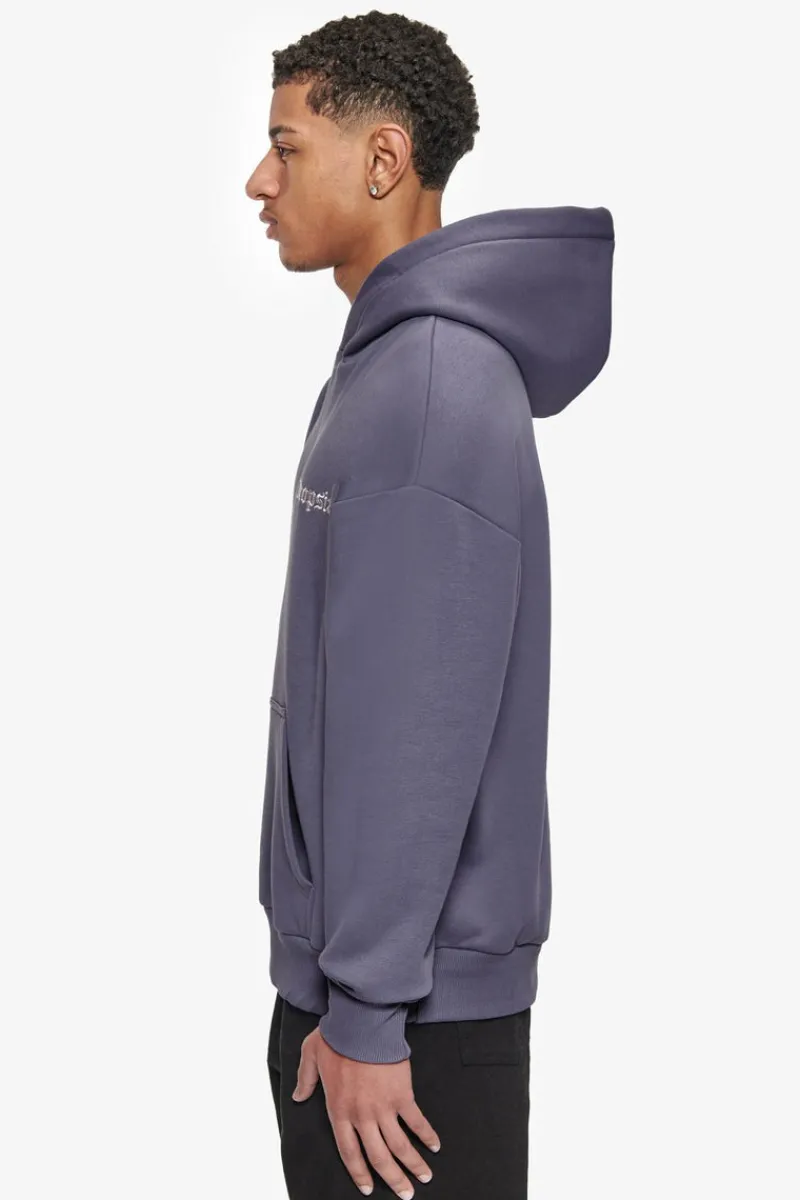 Hoodie<Dropsize Heavy Oversize Small Embo Hoodie Granite