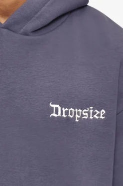Hoodie<Dropsize Heavy Oversize Small Embo Hoodie Granite