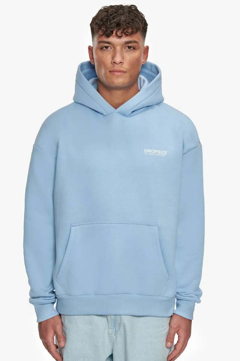 Hoodie<Dropsize Heavy Oversize Stay True Hoodie Baby Blue