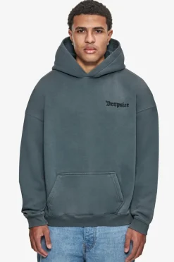 Hoodie<Dropsize Heavy Oversize Stone Grey Embo Hoodie