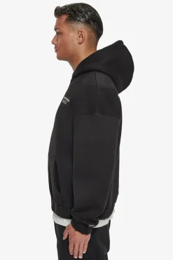 Zipper<Dropsize Heavy Oversize Tdc Zip-Hoodie Black