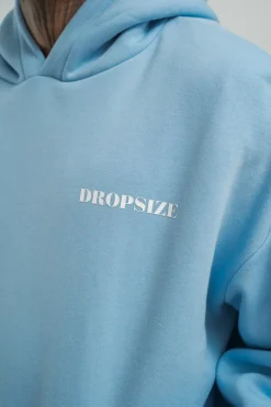 Hoodie<Dropsize Heavy Oversize V2 Cirlce Hoodie Baby Blue