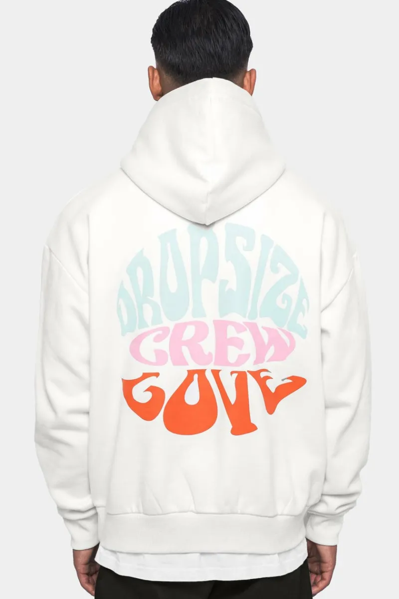 Hoodie<Dropsize Heavy Oversize V2 ''Crew Love'' Hoodie Cream White