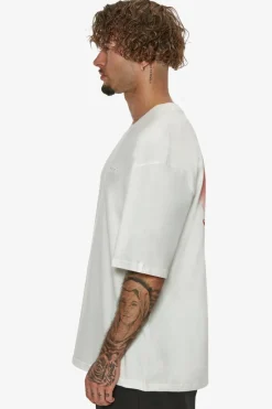 T-Shirt<Dropsize Heavy Oversize V2 Moon T-Shirt Cream White