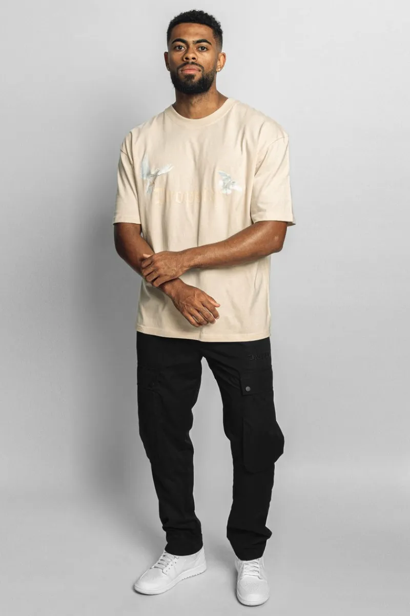 T-Shirt<Dropsize Heavy Oversize White Doves T-Shirt Coconut Milk