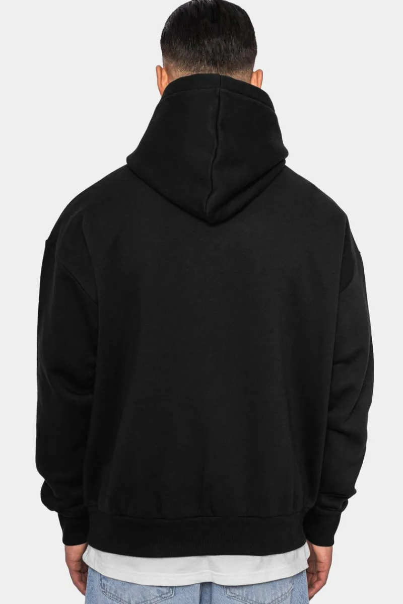 Hoodie<Dropsize Heavy Oversize Wonder Waffel Hoodie Black