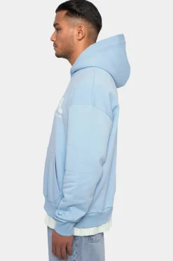 Hoodie<Dropsize Heavy Oversize Wonder Waffel Hoodie Baby Blue