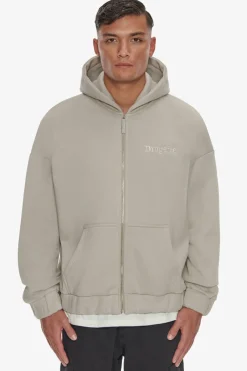 Zipper<Dropsize Heavy Oversize Zip Hoodie Pumice Stone