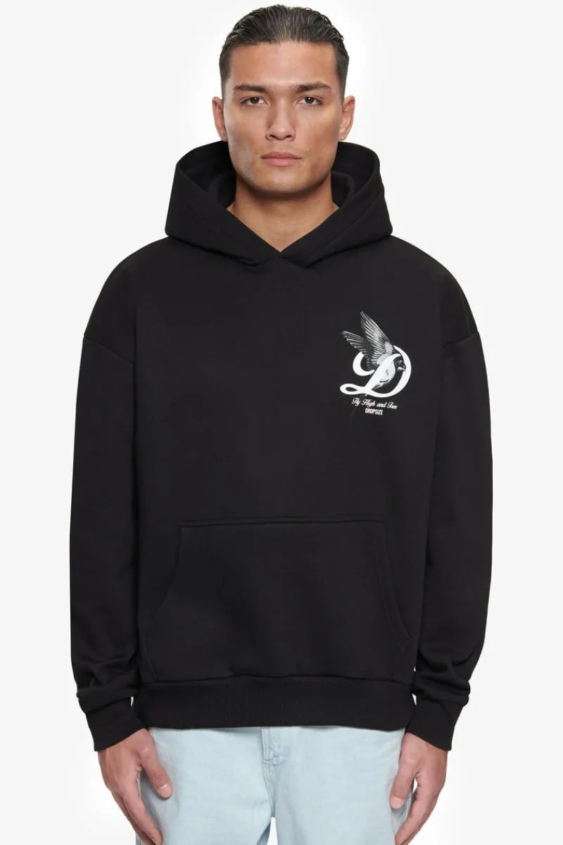 Hoodie<Dropsize Heavy Overzize Fly High Hoodie Black