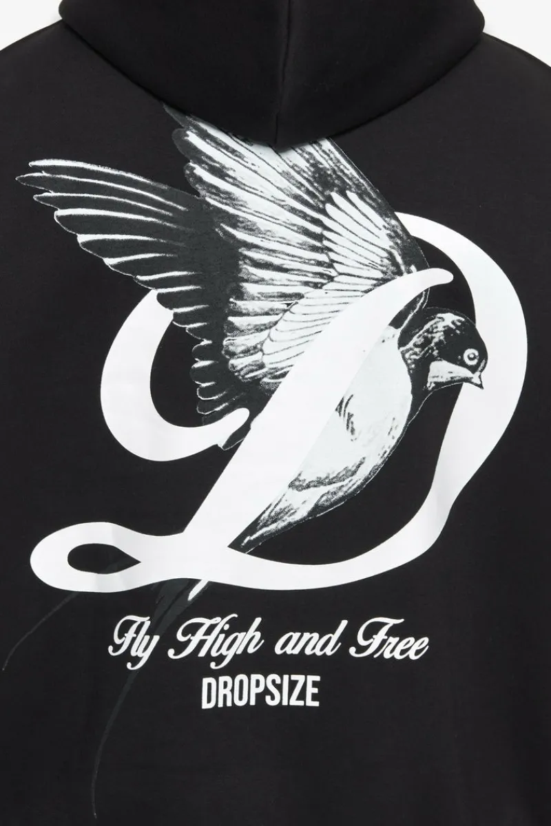 Hoodie<Dropsize Heavy Overzize Fly High Hoodie Black