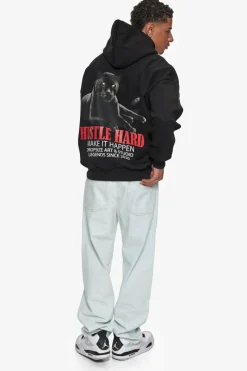 Hoodie<Dropsize Heavy Overzize Make It Happen Hoodie Black