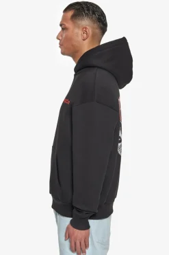Hoodie<Dropsize Heavy Overzize No Fight No Glory Hoodie Black
