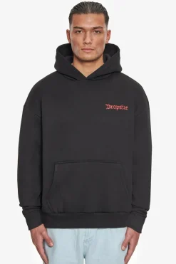 Hoodie<Dropsize Heavy Overzize No Fight No Glory Hoodie Black