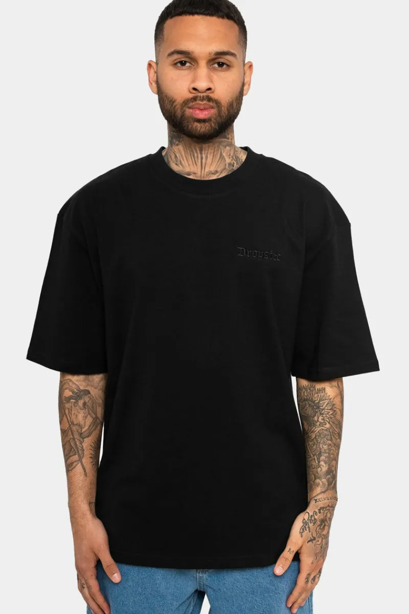 T-Shirt<Dropsize Heavy Quattro T-Shirt Black