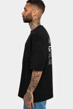 T-Shirt<Dropsize Heavy Quattro T-Shirt Black