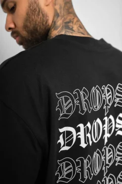 T-Shirt<Dropsize Heavy Quattro T-Shirt Black