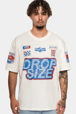 T-Shirt<Dropsize Heavy Racing T-Shirt Cream