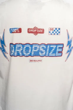 T-Shirt<Dropsize Heavy Racing T-Shirt Cream