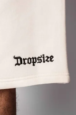 Shorts<Dropsize Heavy Sweat Embo Short Cream White
