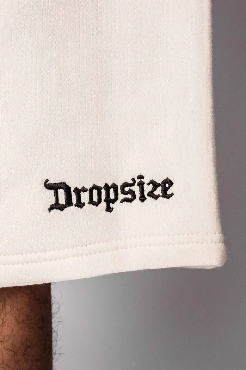 Shorts<Dropsize Heavy Sweat Embo Short Cream White