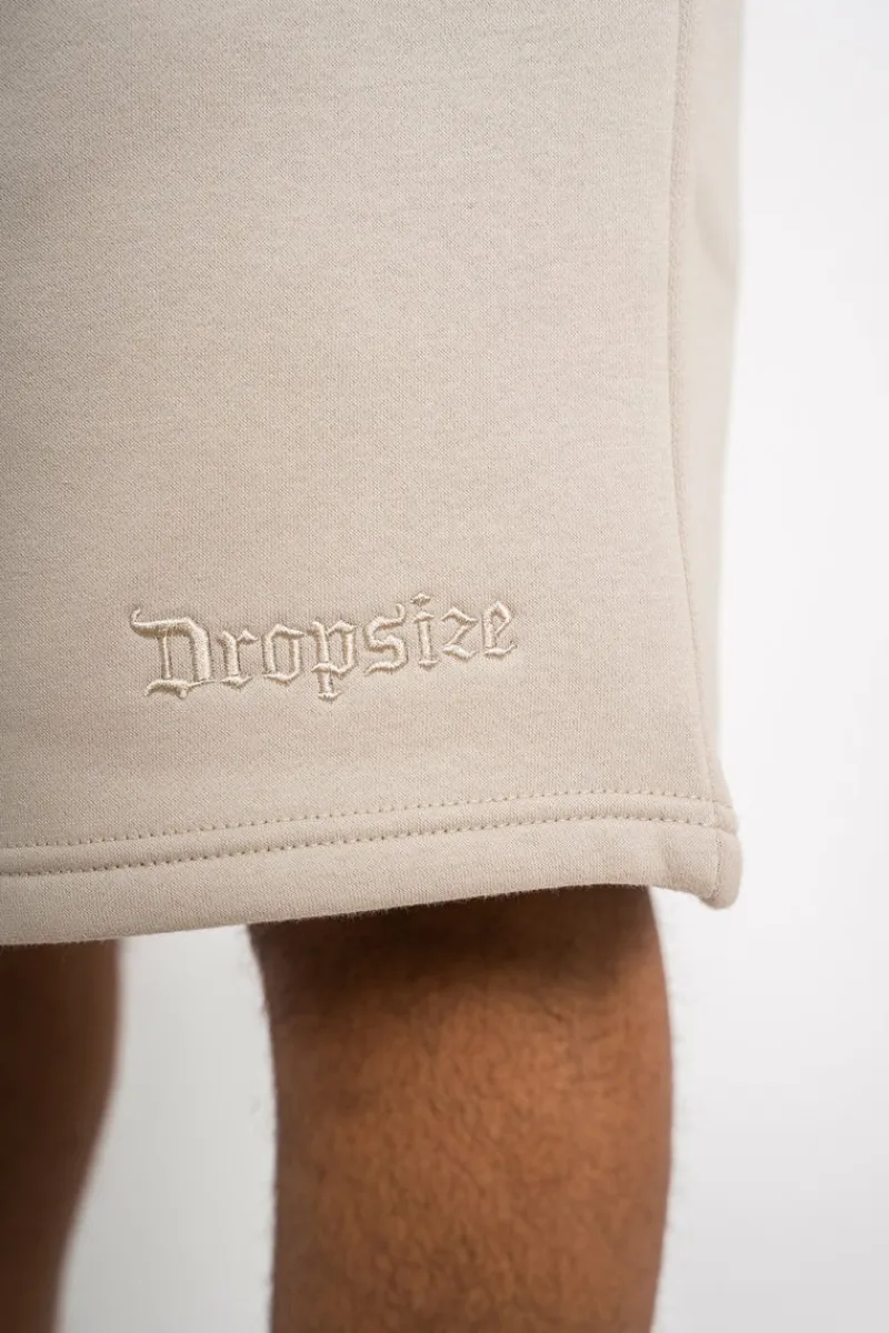 Shorts<Dropsize Heavy Sweat Embo Short Moon Beam