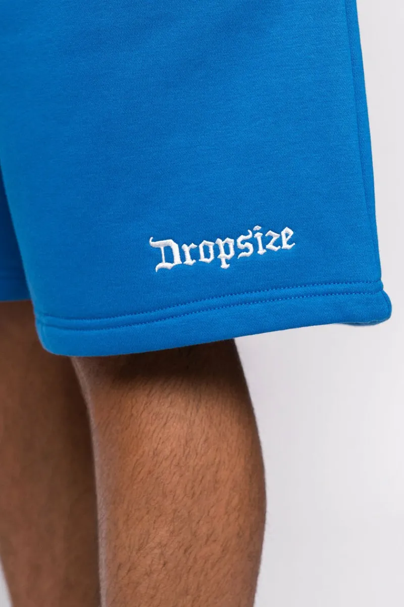 Shorts<Dropsize Heavy Sweat Embo Short Royal Blue