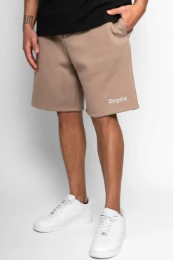 Shorts<Dropsize Heavy Sweat Embo Short Silver Mink