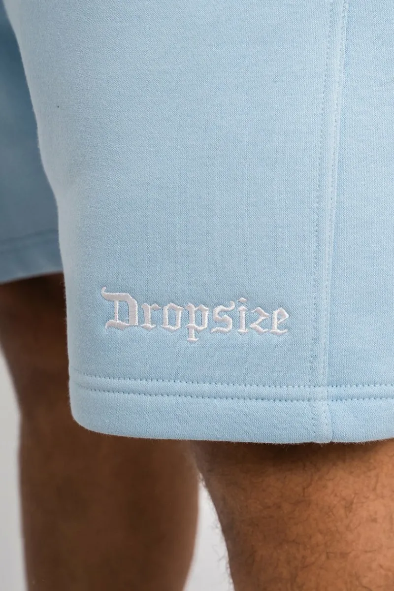Shorts<Dropsize Heavy Sweat Embo Short V2 Baby Blue