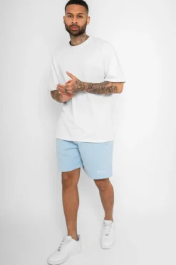 Shorts<Dropsize Heavy Sweat Embo Short V2 Baby Blue