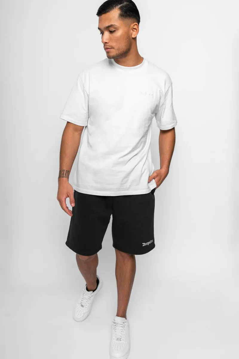 Shorts<Dropsize Heavy Sweat Embo Short Washed Black