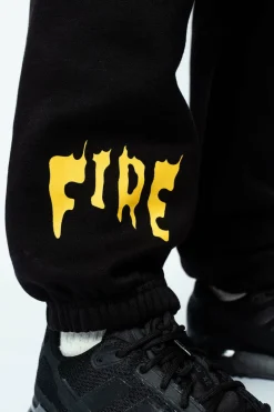 Jogging<Dropsize Heavy Sweat Trust No One Pants Black