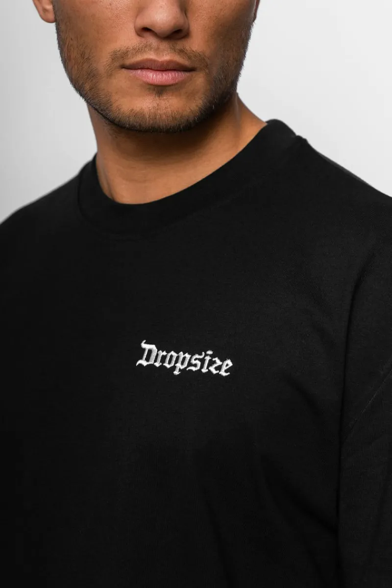 T-Shirt<Dropsize Heavy V2 Embo T-Shirt Black