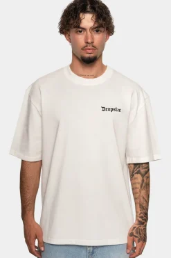 T-Shirt<Dropsize Heavy V2 Embo T-Shirt Cream White