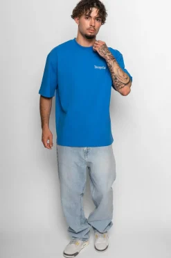 T-Shirt<Dropsize Heavy V2 Embo T-Shirt Royal Blue