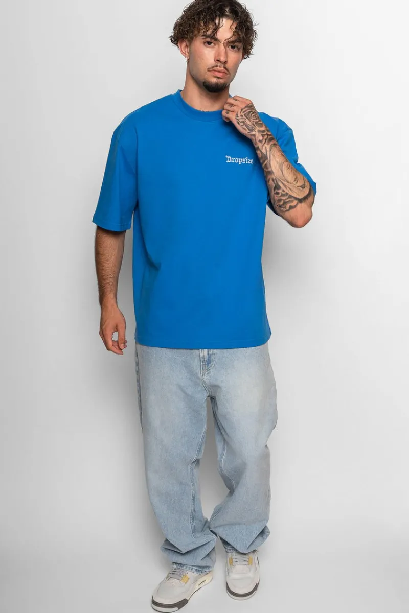 T-Shirt<Dropsize Heavy V2 Embo T-Shirt Royal Blue