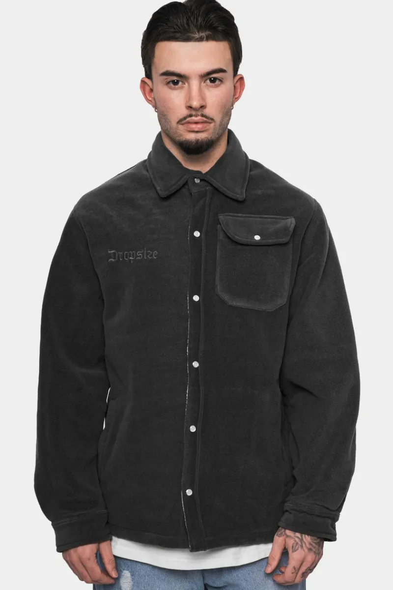 Jacken<Dropsize Heavy V2 Fleece Jacket Washed Grey
