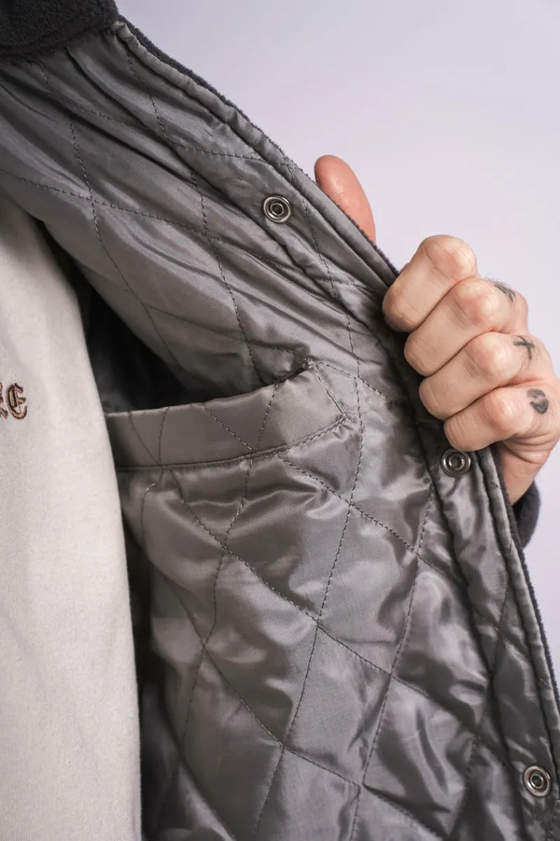 Jacken<Dropsize Heavy V2 Fleece Jacket Washed Grey