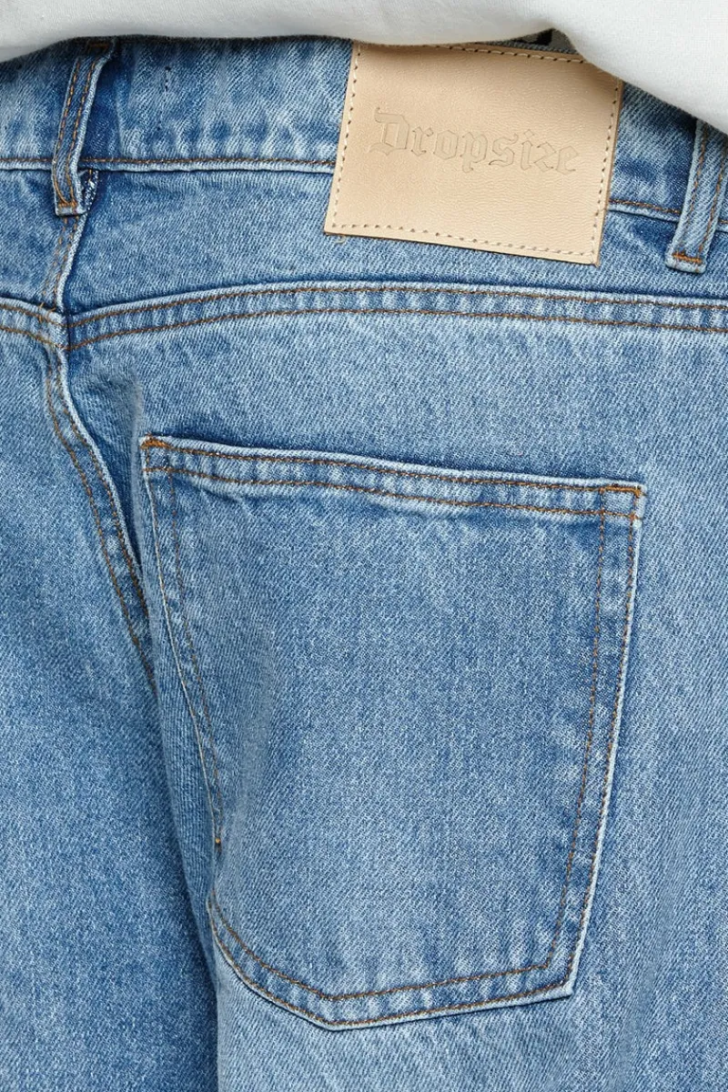Jeans<Dropsize Heavy V4 Loose Fit Jeans Mid Blue