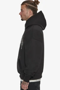 Hoodie<Dropsize Lack Print Logo Hoodie Black