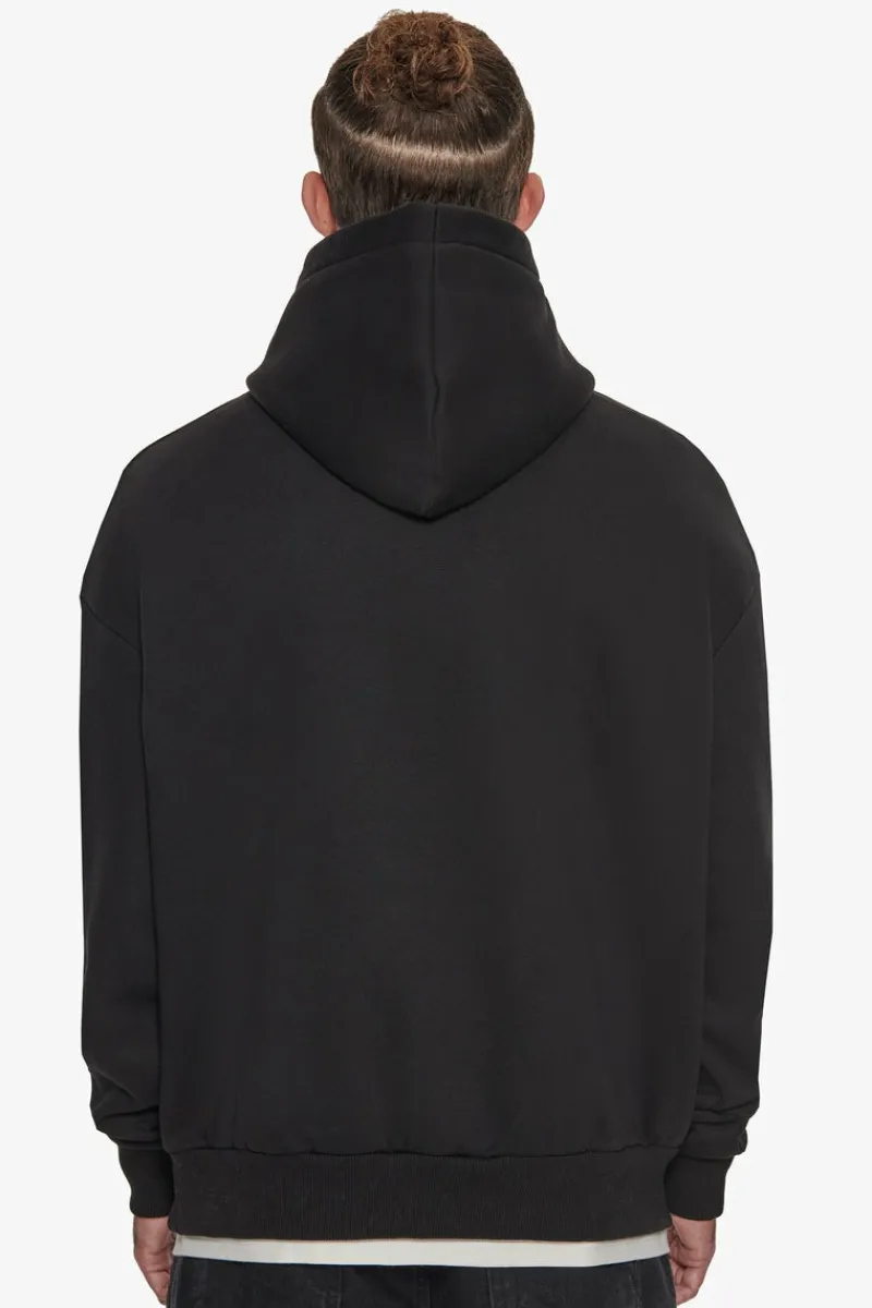 Hoodie<Dropsize Lack Print Logo Hoodie Black