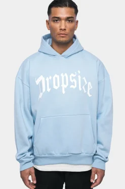 Hoodie<Dropsize Logo Design Hoodie Baby Blue