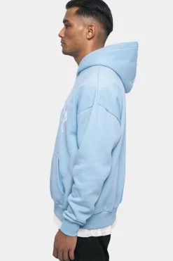 Hoodie<Dropsize Logo Design Hoodie Baby Blue