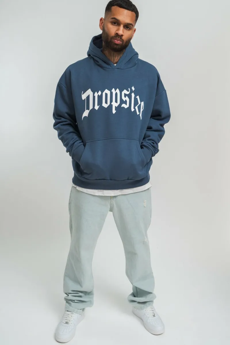 Hoodie<Dropsize Logo Design Hoodie China Blue
