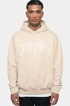 Hoodie<Dropsize Logo Design Hoodie Coconut Milk