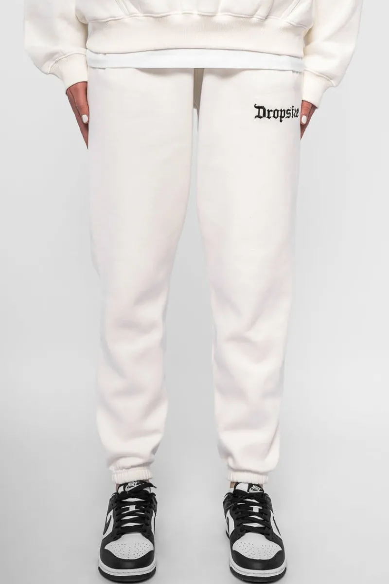 Frauen<Dropsize Logo Jogger Cream White