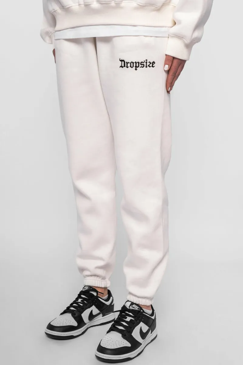 Frauen<Dropsize Logo Jogger Cream White